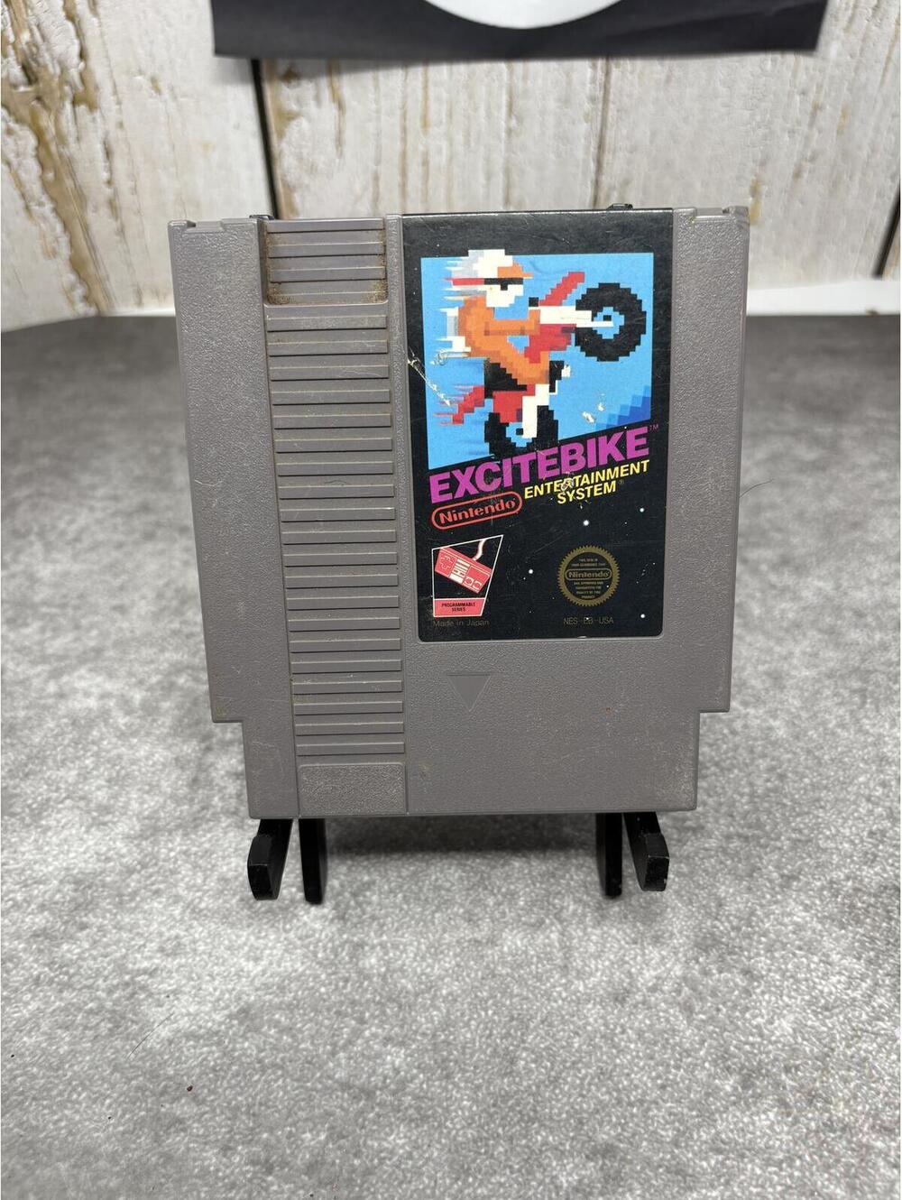 Excitebike NES Nintendo Cartridge 1984 Classic Motocross Tested & Working
